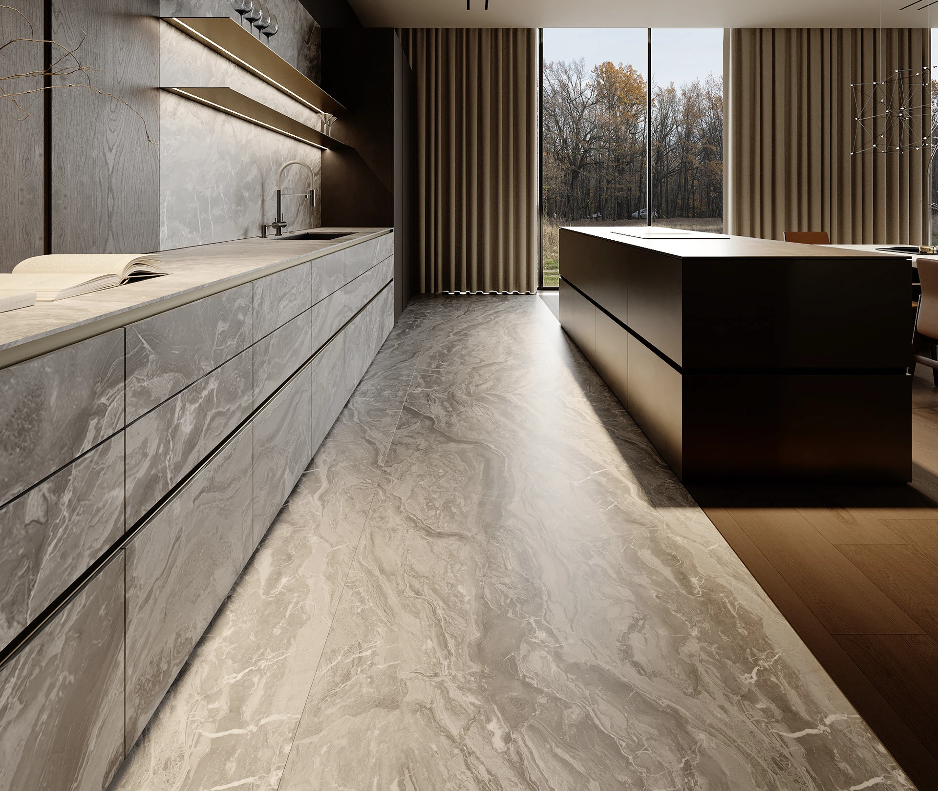 Custom kitchen cabinetry